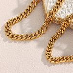 Load image into Gallery viewer, Hip Hop Stainless Steel Necklace Women's Cuban Chain Necklace Ornament