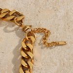 Load image into Gallery viewer, Hip Hop Stainless Steel Necklace Women's Cuban Chain Necklace Ornament
