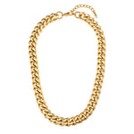 Load image into Gallery viewer, Hip Hop Stainless Steel Necklace Women's Cuban Chain Necklace Ornament
