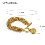 Load image into Gallery viewer, Charm Chain Bracelets For Women Men Stainless Steel Alloy Bracelets

