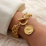 Load image into Gallery viewer, Charm Chain Bracelets For Women Men Stainless Steel Alloy Bracelets
